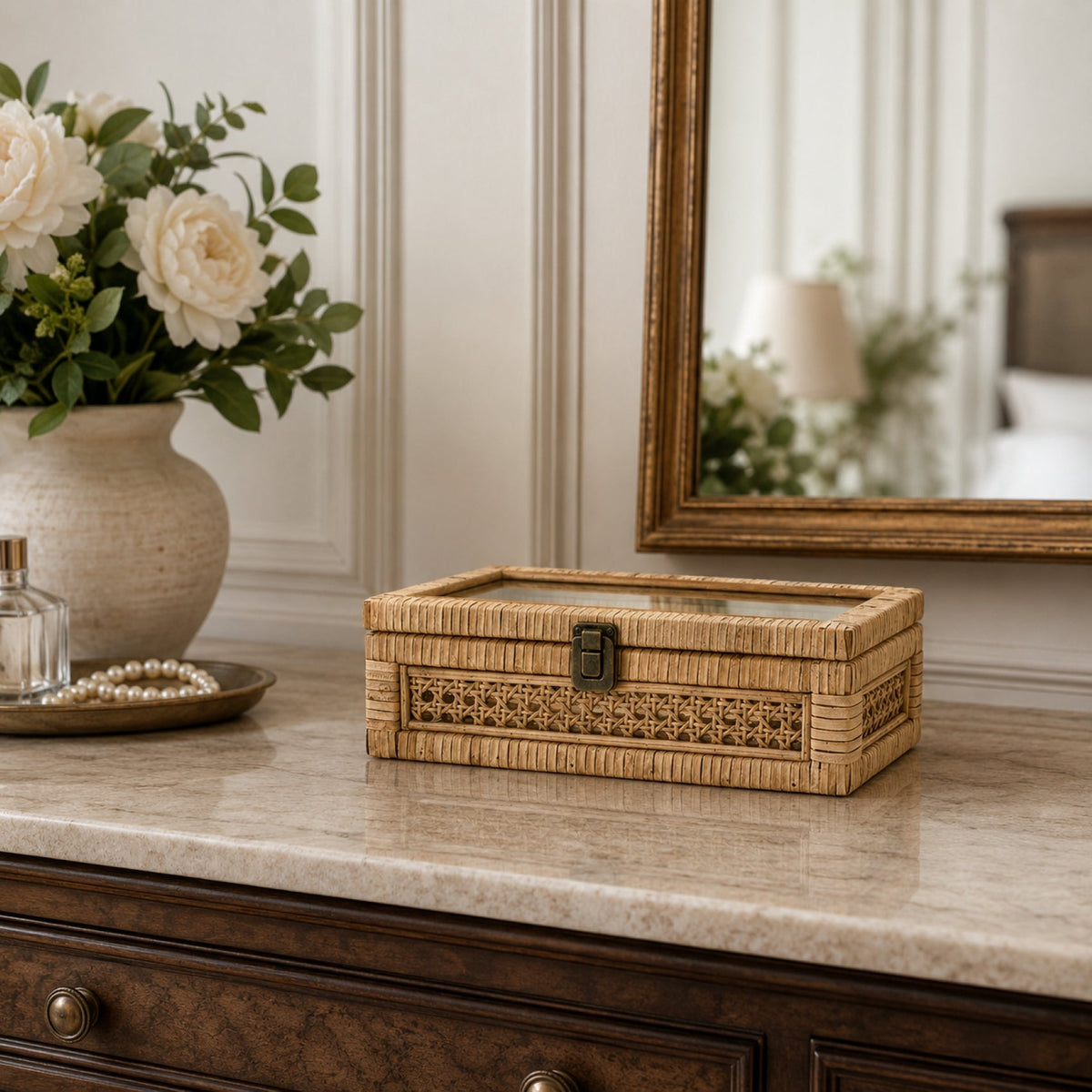 Rattan Storage Box 12 in