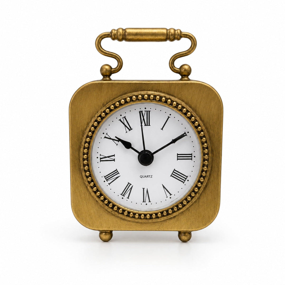 Amelie Metal Table Clock 4.25 in