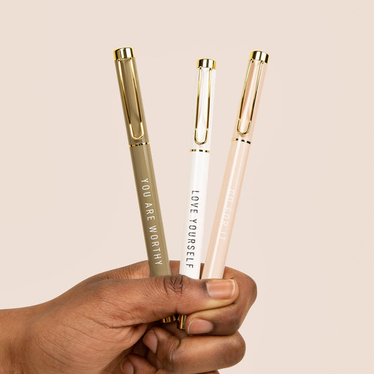 Ensemble de stylos en métal « Go For It »