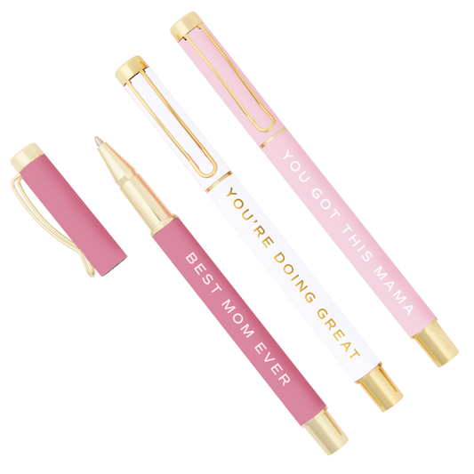 Ensemble de stylos « Meilleure maman du monde »