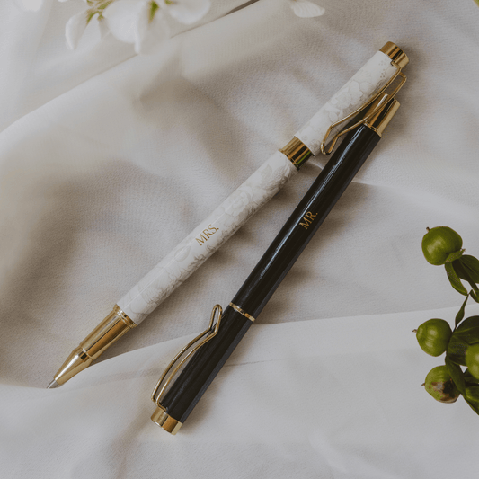 Parure de stylos pour mariage