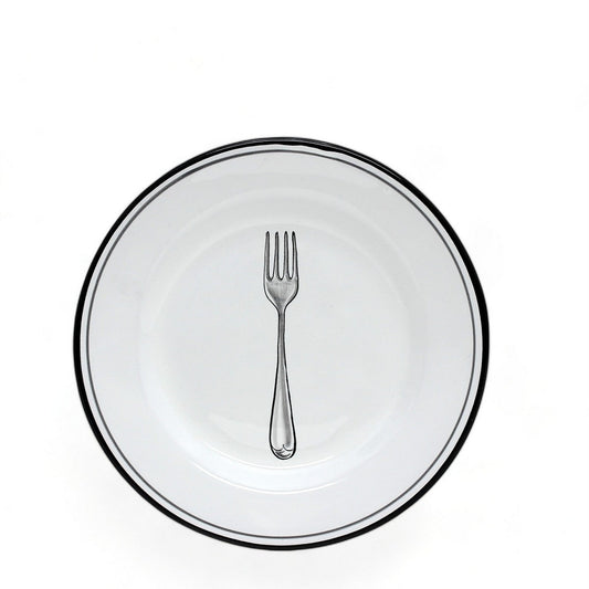 POSATA NERO: Piatto insalata