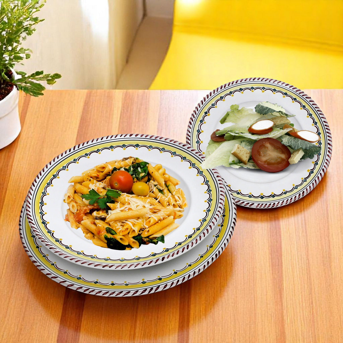 ORVIETO COQ ROUGE SIMPLE : Assiette plate