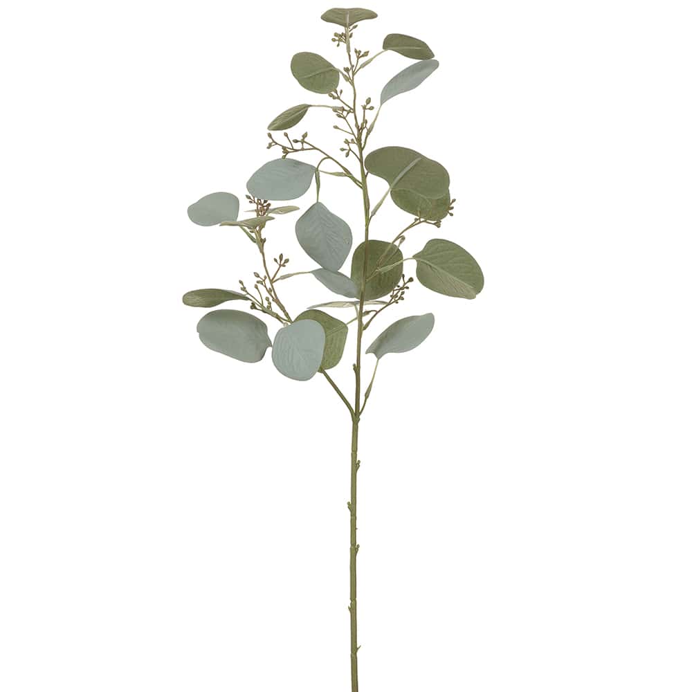 Green Blooming Eucalyptus Seed Spray 23.5" - Artificial Greenery