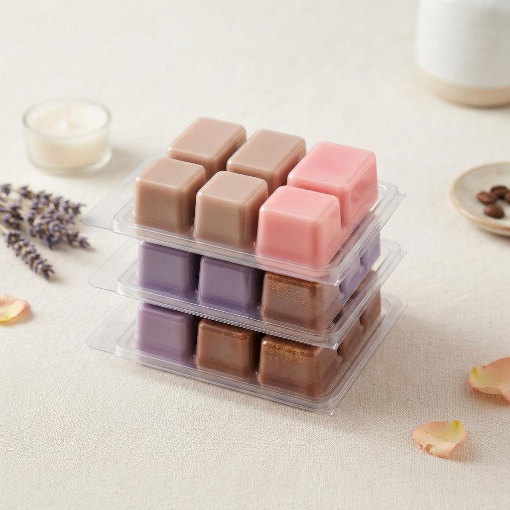 Clamshell Wax Melts – Cozy & Comforting | Warm, Inviting Scents