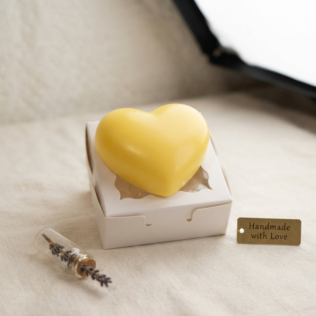 Wax Heart Freshener – Cozy & Comforting | Warm, Inviting Scents