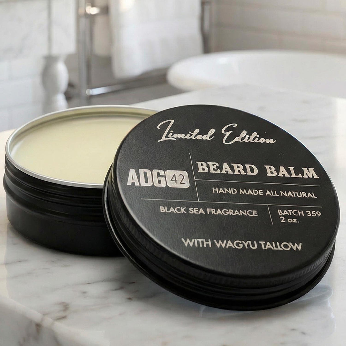 ADG42 All-Natural Premium Beard Balm - Black Sea