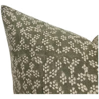 Designer Pacific Floral Linen Pillow Cover with Insert – 20x20