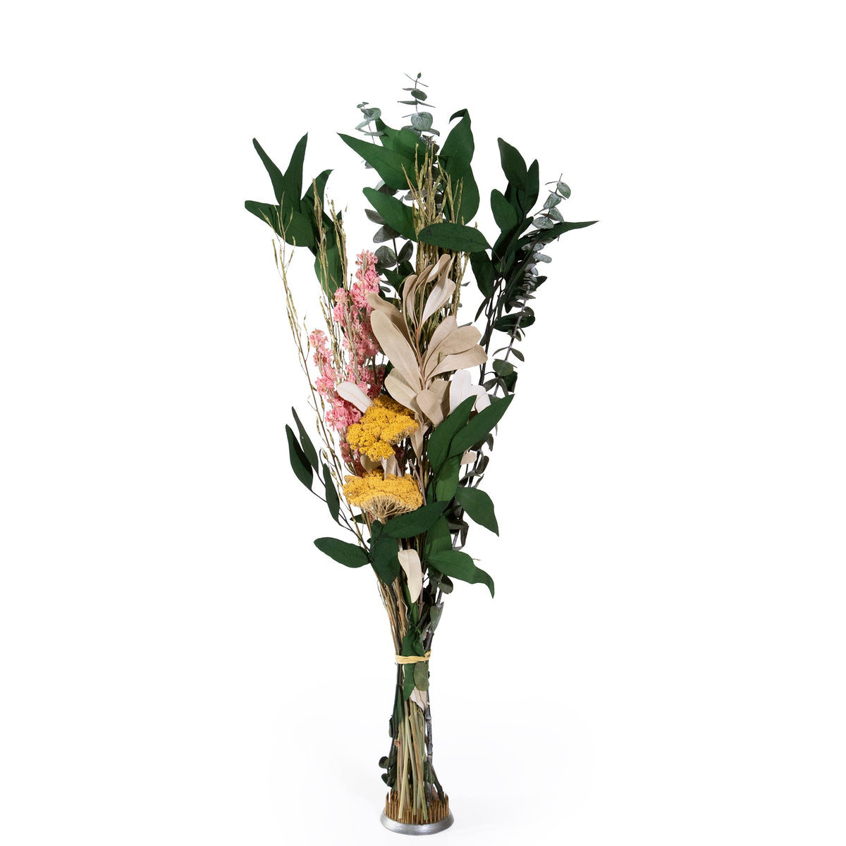 Pink Larkspur and Yarrow Bouquet