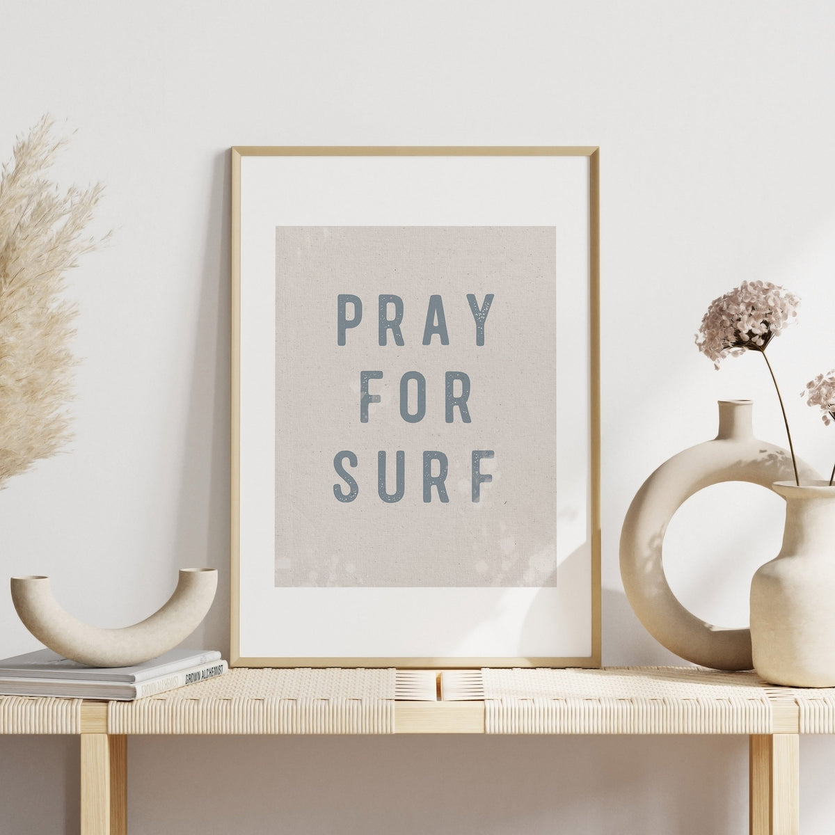 Pray For Surf Wall Art Print