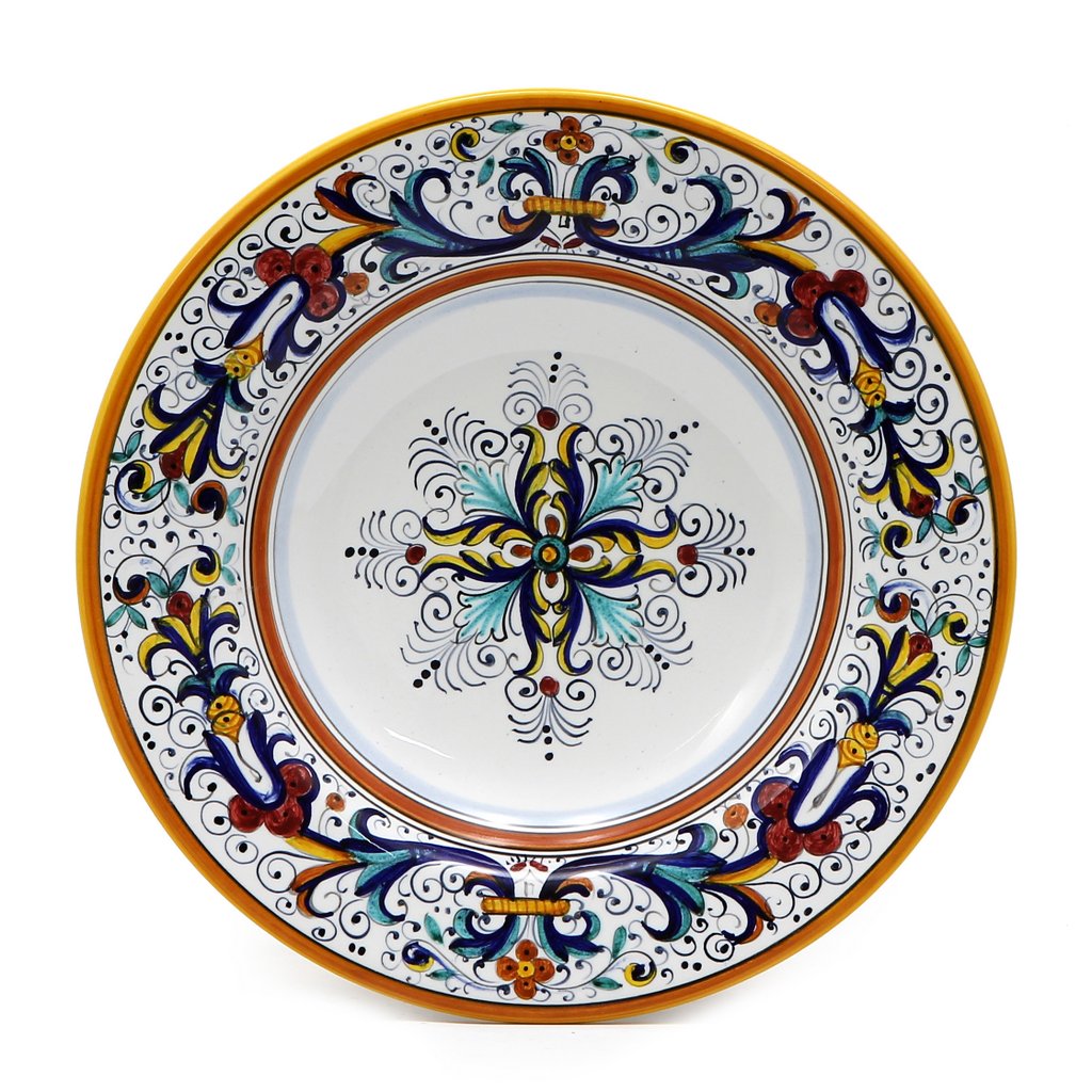 RICCO DERUTA DELUXE: Pasta/Soup Rimmed Bowl Plate