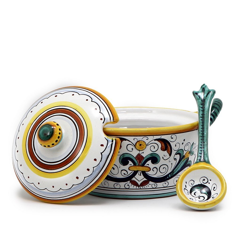 RICCO DERUTA DELUXE : Beurrier à parmesan avec cuillère
