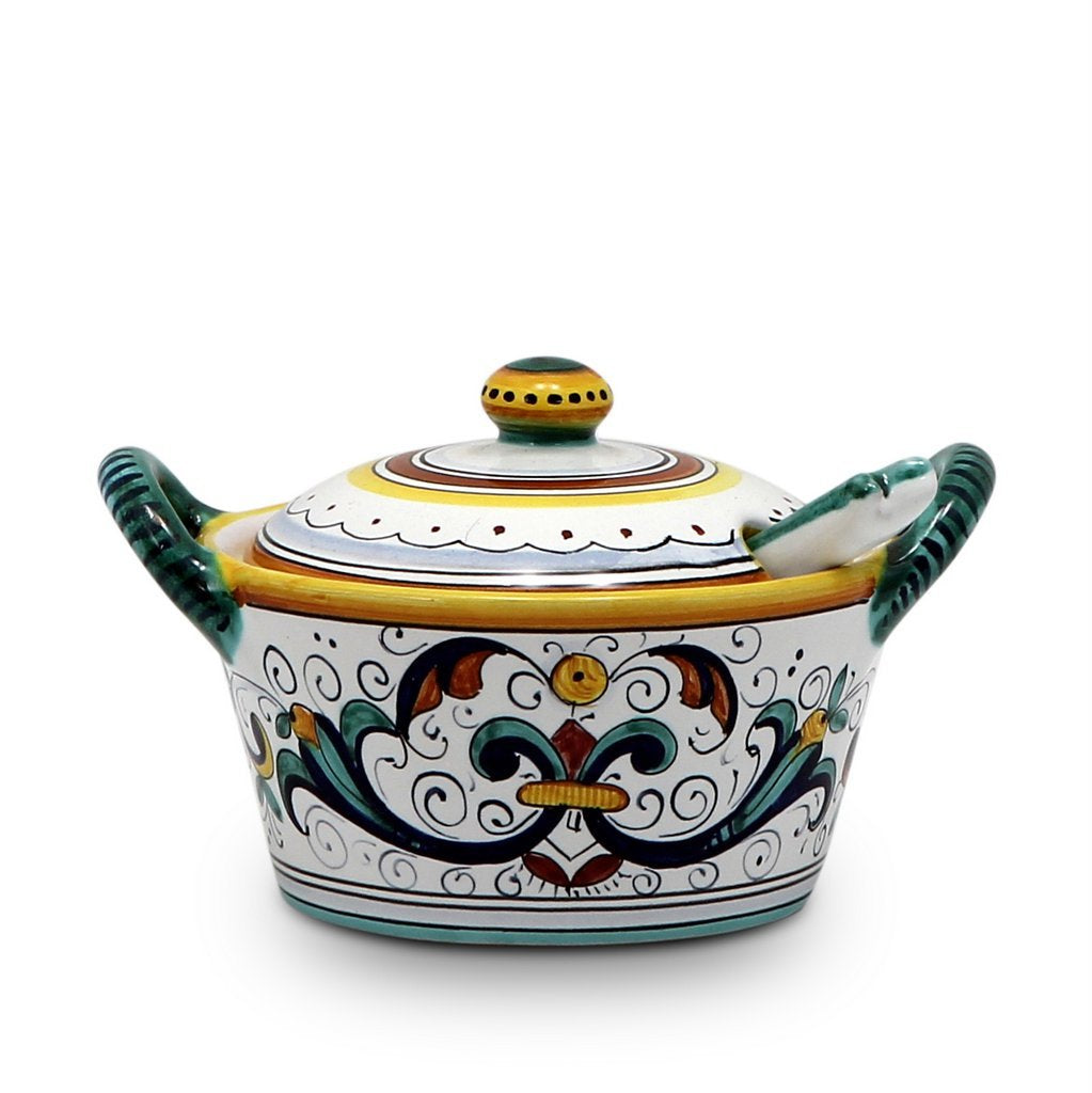 RICCO DERUTA DELUXE : Beurrier à parmesan avec cuillère