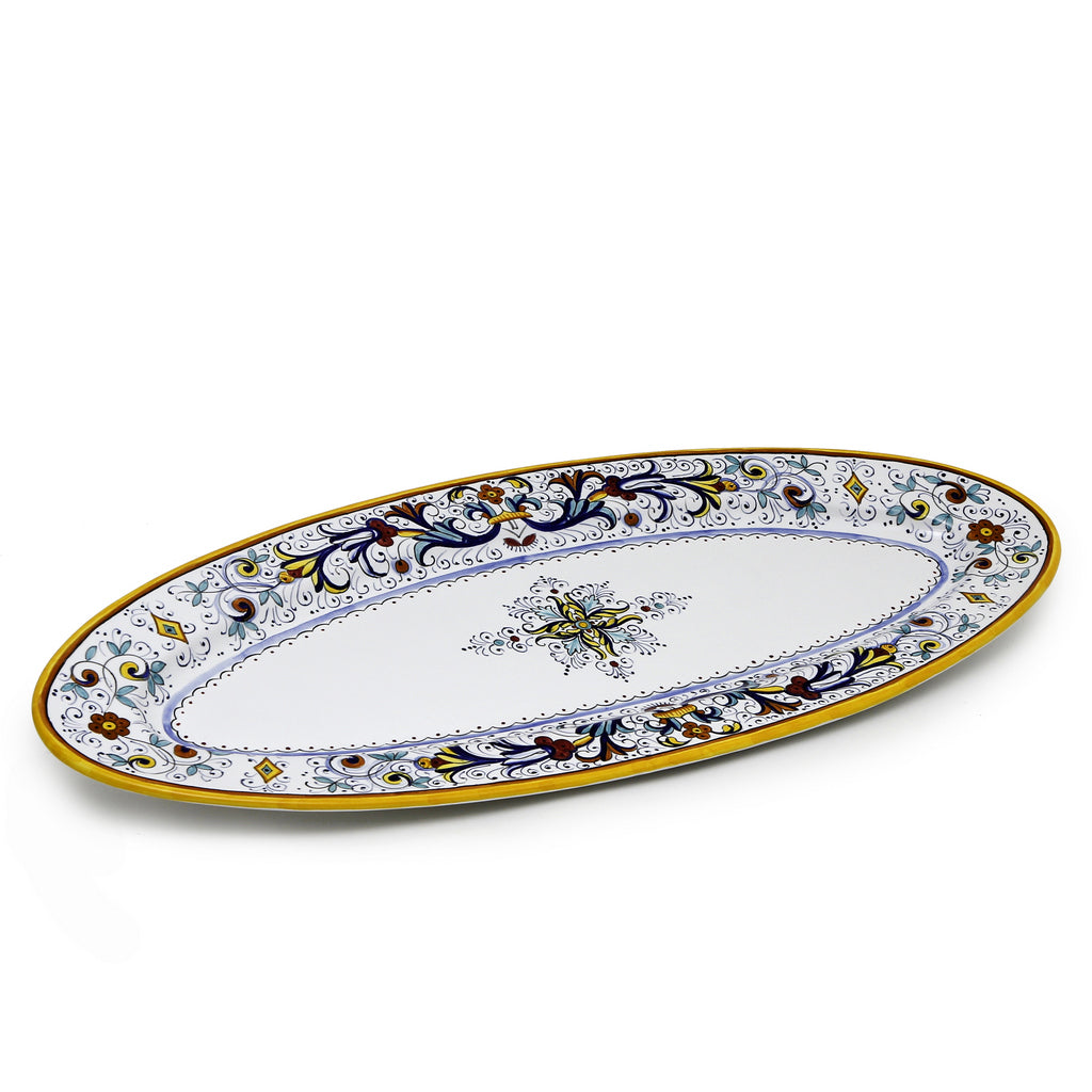 RICCO DERUTA DELUXE: Piatto Ovale Stretto per Pesce/Antipasti