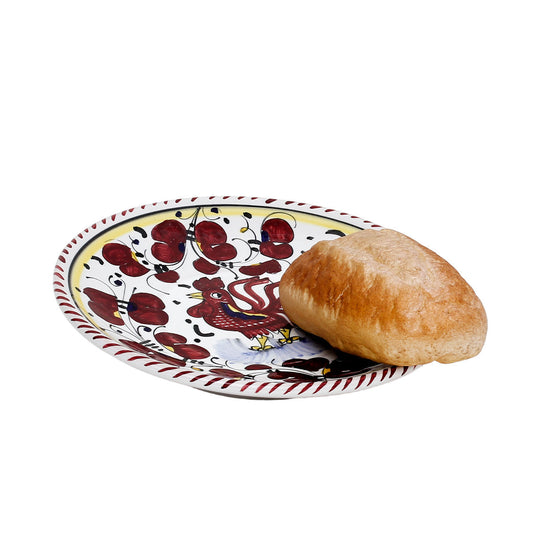 COQ ROUGE D'ORVIETO : Petite assiette canapé/pain et beurre