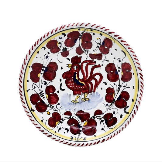 COQ ROUGE D'ORVIETO : Petite assiette canapé/pain et beurre