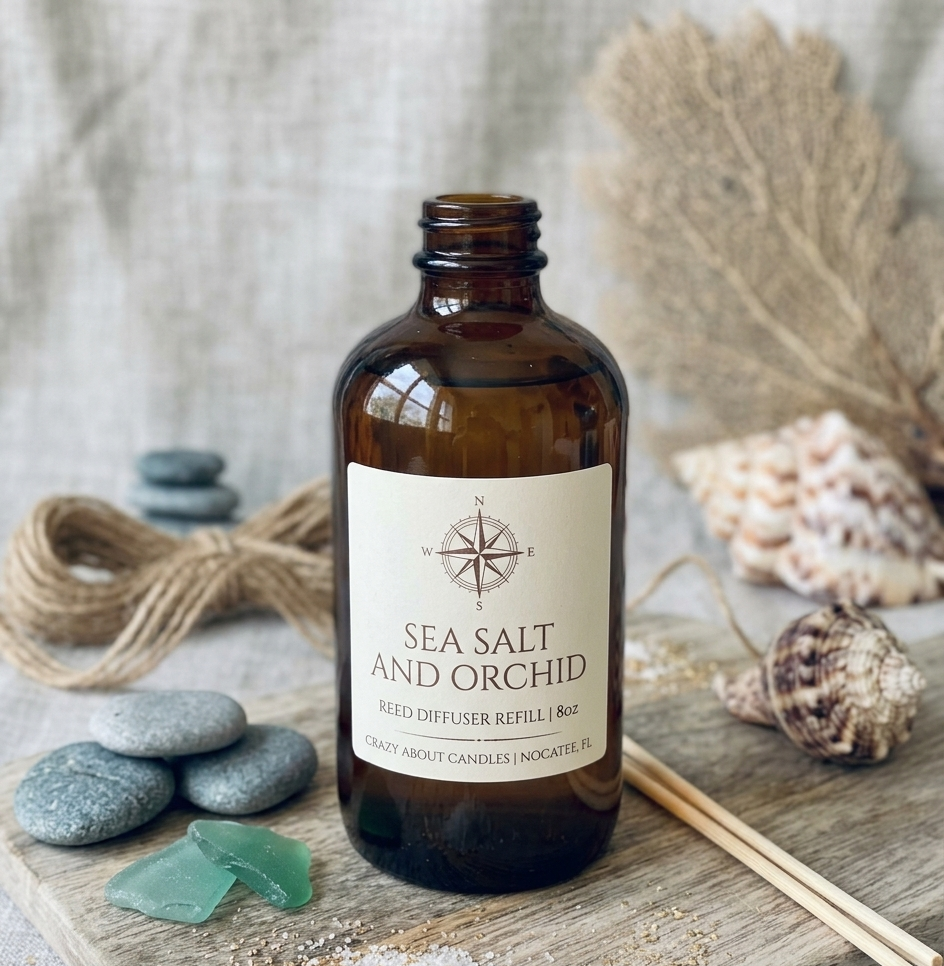 Reed Diffuser Refill 8oz – Premium Home Fragrance