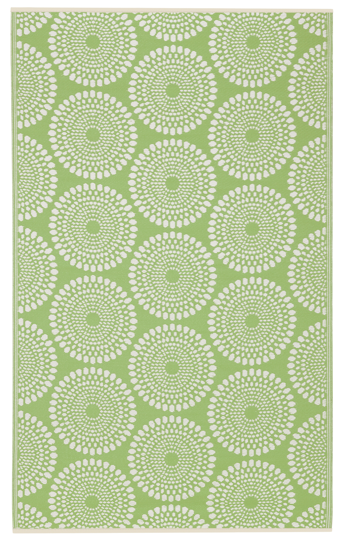 Rio - Green Geometric Outdoor Rug for Patio