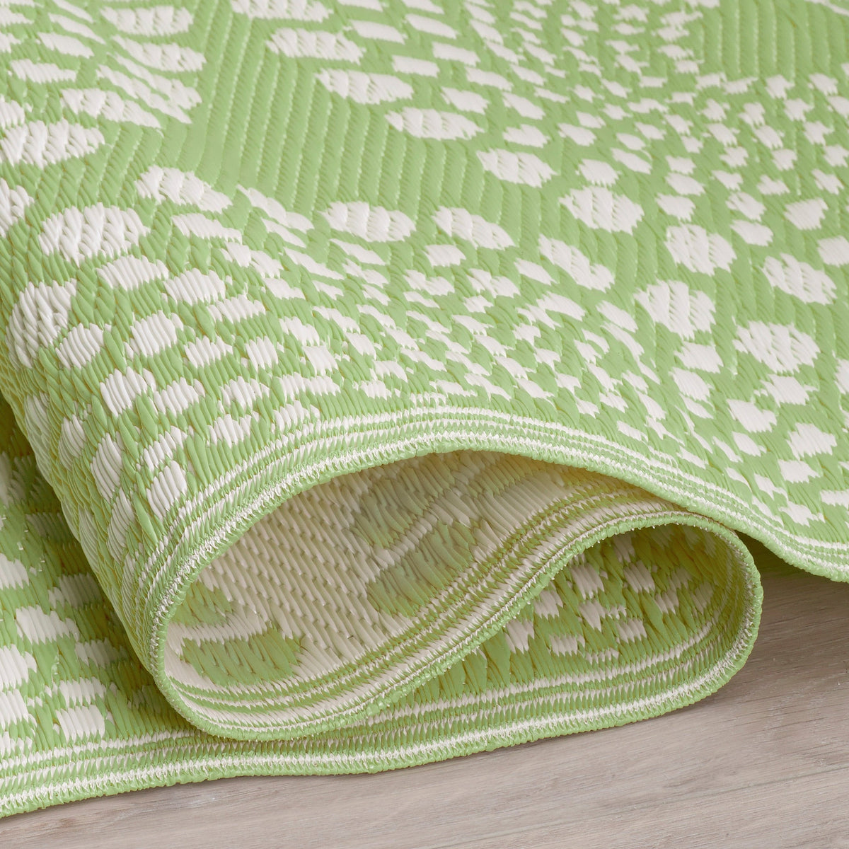 Rio - Green Geometric Outdoor Rug for Patio