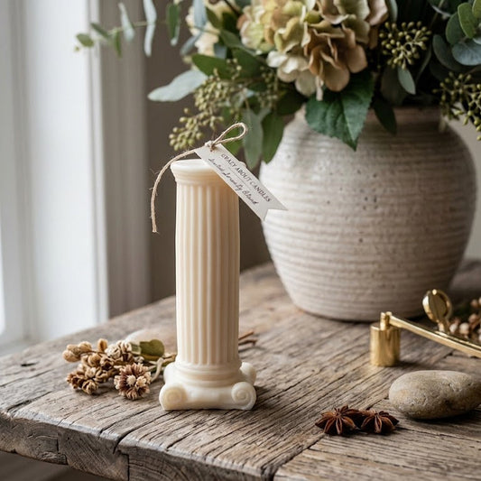 Roman Column Pillar Candle
