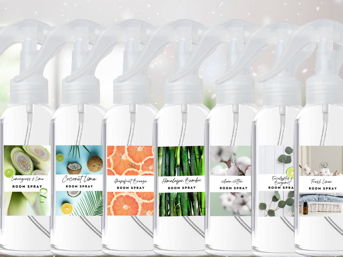 Fresh & Clean Room & Linen Spray – Trigger Spray | Crisp, Light Scents