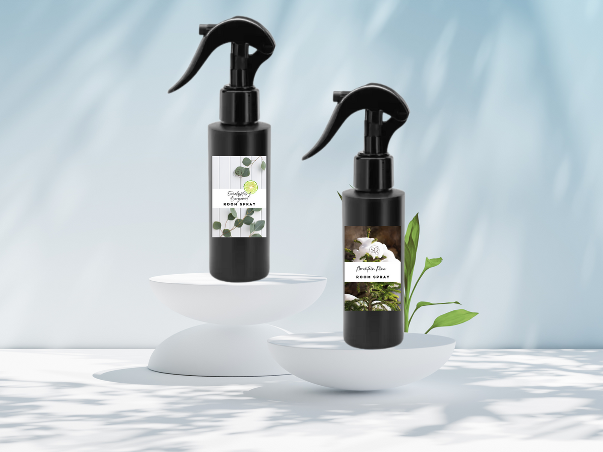 Bold & Masculine Room & Linen Spray – Trigger Spray | Cedarwood, Leather & Midnight Ice