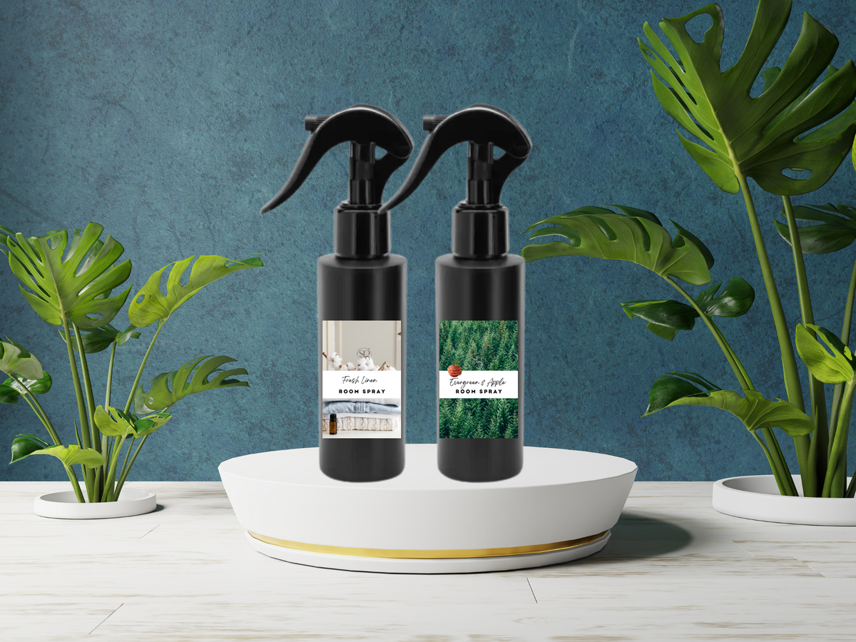 Bold & Masculine Room & Linen Spray – Trigger Spray | Cedarwood, Leather & Midnight Ice