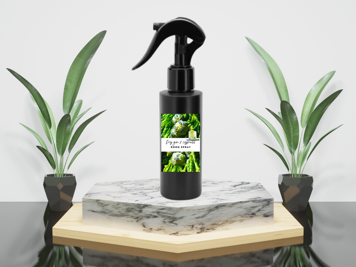 Bold & Masculine Room & Linen Spray – Trigger Spray | Cedarwood, Leather & Midnight Ice