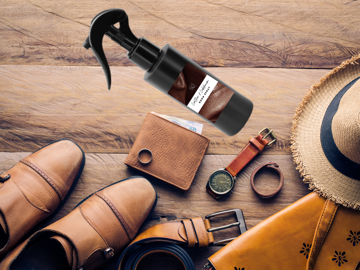 Bold & Masculine Room & Linen Spray – Trigger Spray | Cedarwood, Leather & Midnight Ice