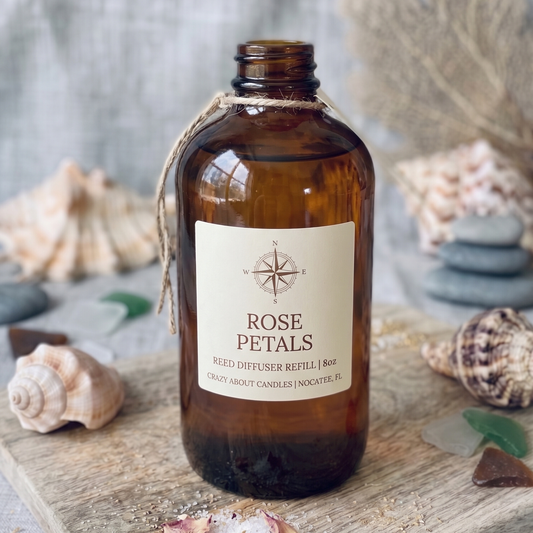 Recharge pour diffuseur à bâtonnets – Parfums naturels | Huile parfumée premium 8 oz
