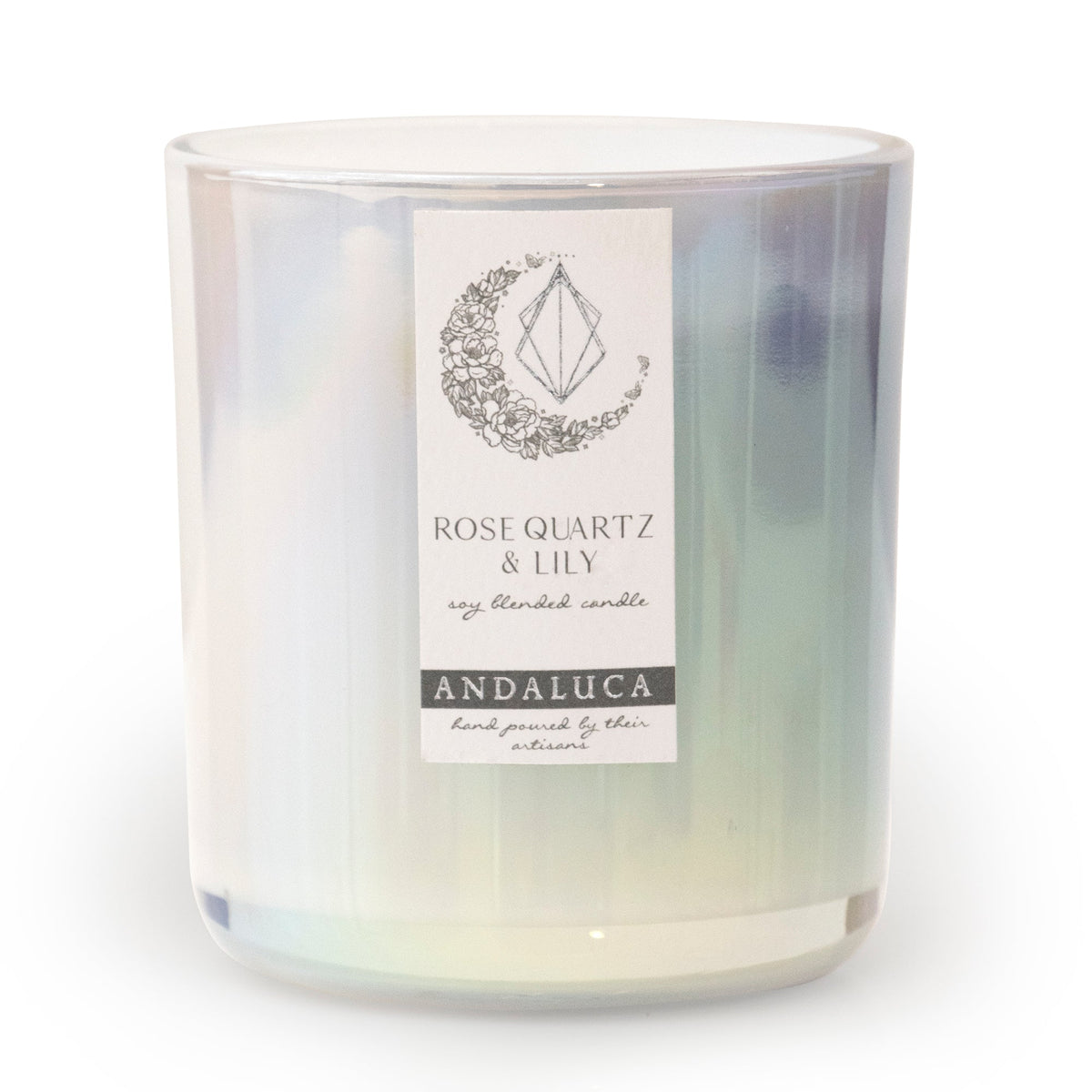 Rose Quartz & Lily 12 oz Soy Blend Candle
