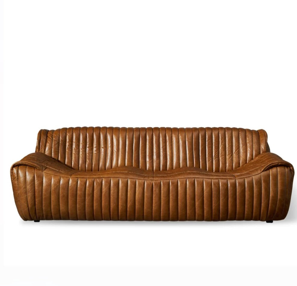 Skipper Top Grain Leather Sofa