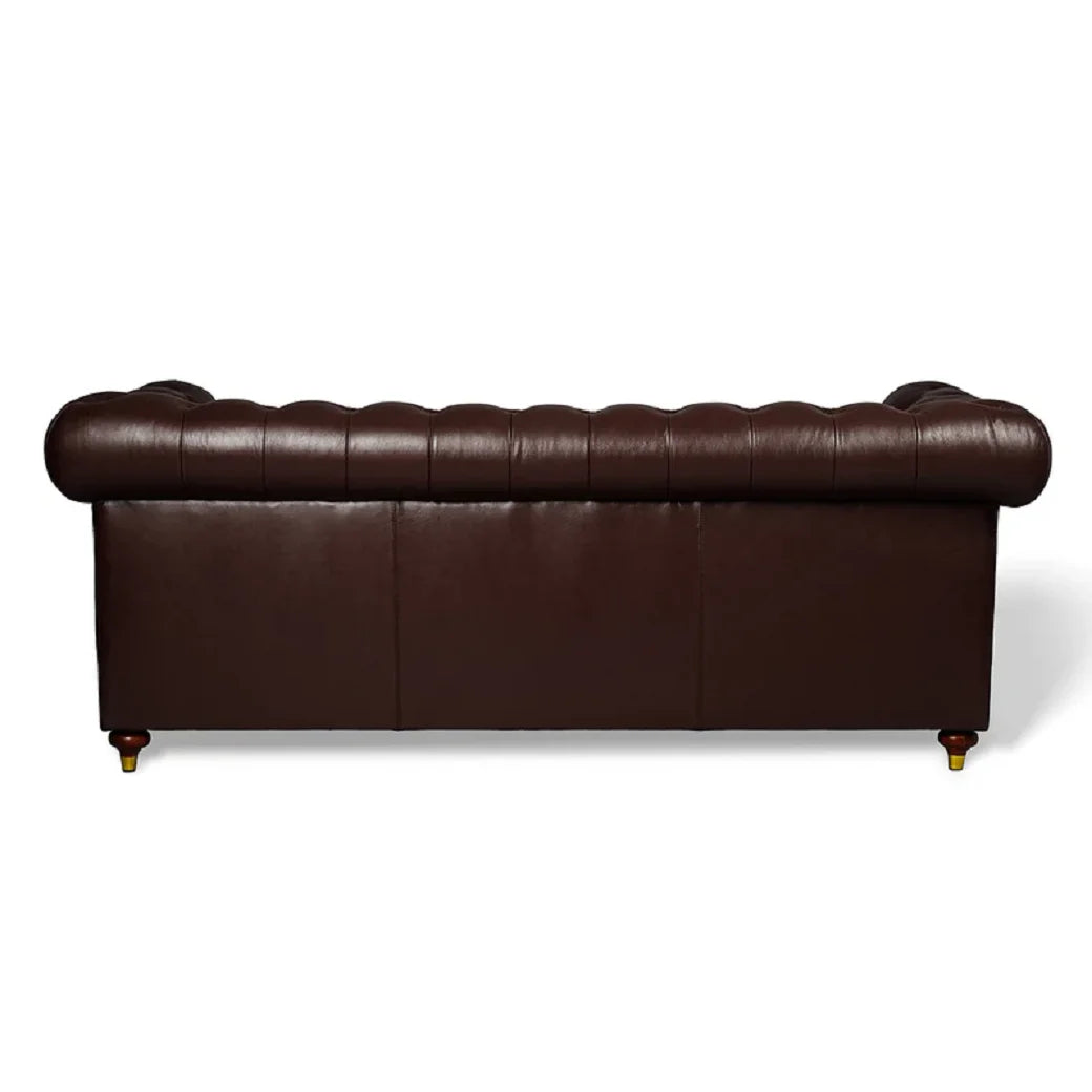 Bromley Top-Grain Leather Chesterfield Sofa