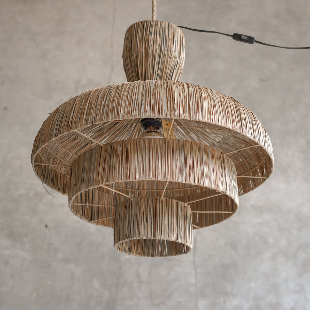 Saylor Seagrass Pendant Light – Handwoven Coastal Hanging Lamp