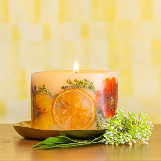 Petite bougie botanique - Agrumes confits