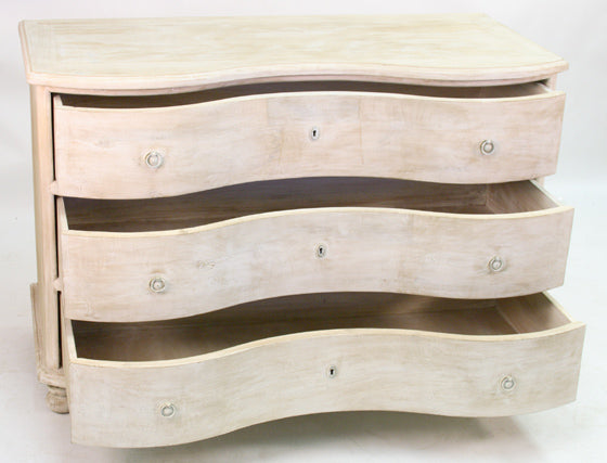 Chloe White Washed Pine Chest