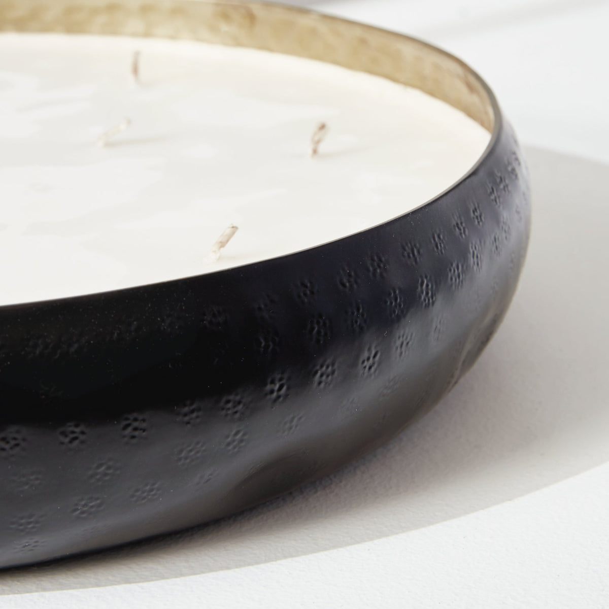 10 WICK GOLD CANDLE TRAY