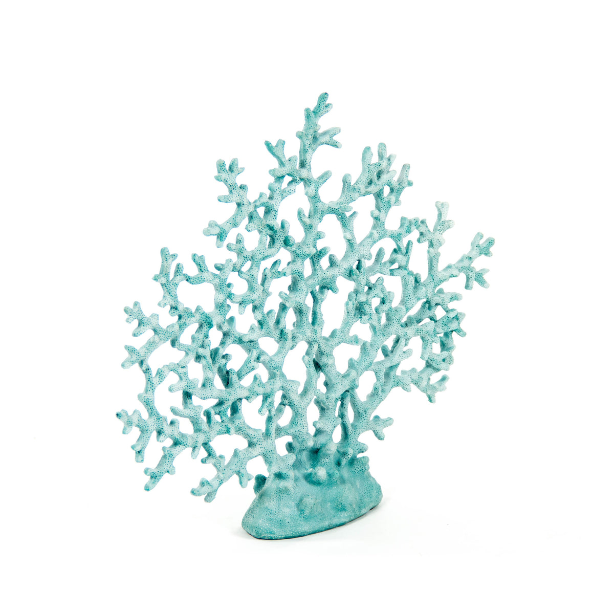 Blue Coral Resin Accent Décor 17 in