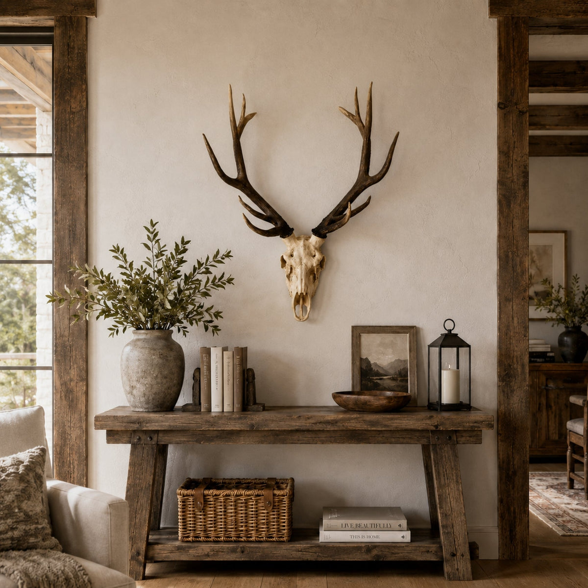 Arden Deer Skull Wall Decor 45.5 in