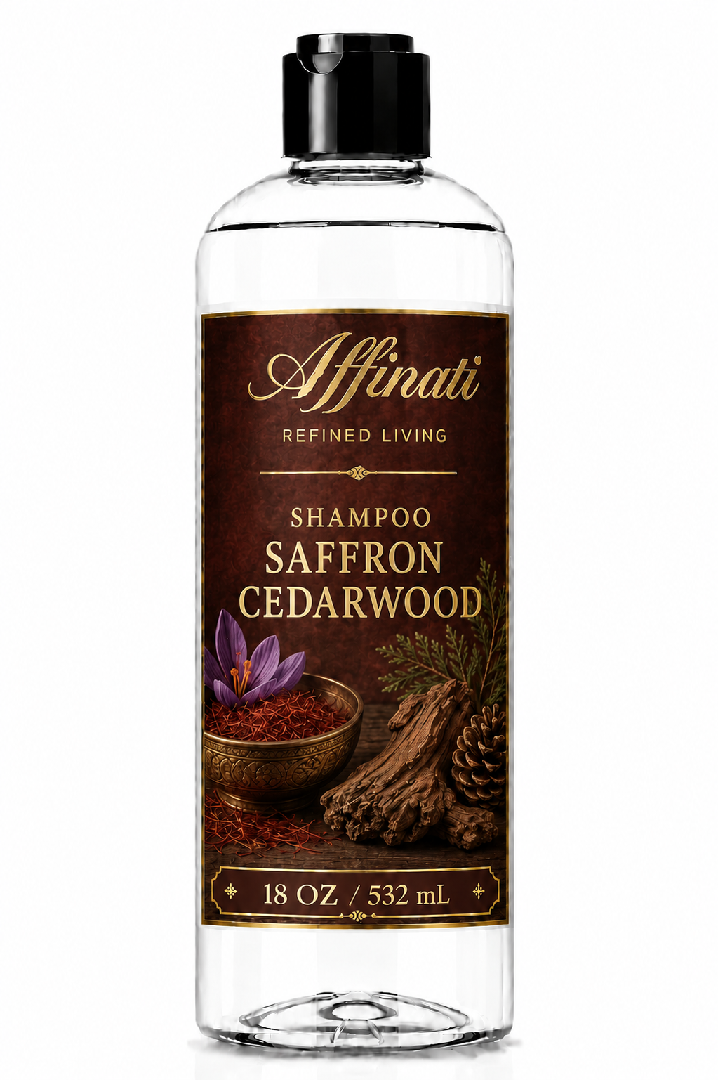Saffron Cedarwood Shampoo