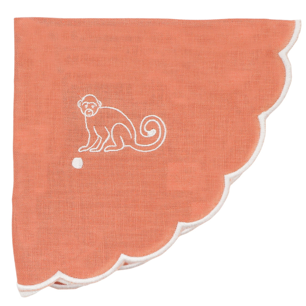 Dusky Rose Simia Linen Napkins – Set of 4