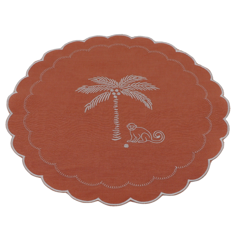 Dusky Rose Simia Linen Placemats – Set of 4