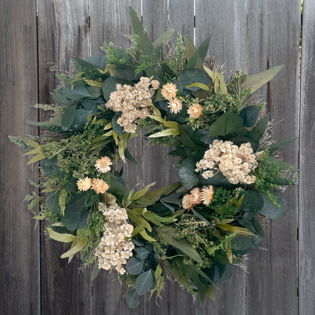 Santa Rose Wreath