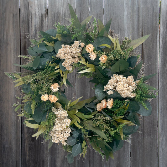 Santa Rose Wreath