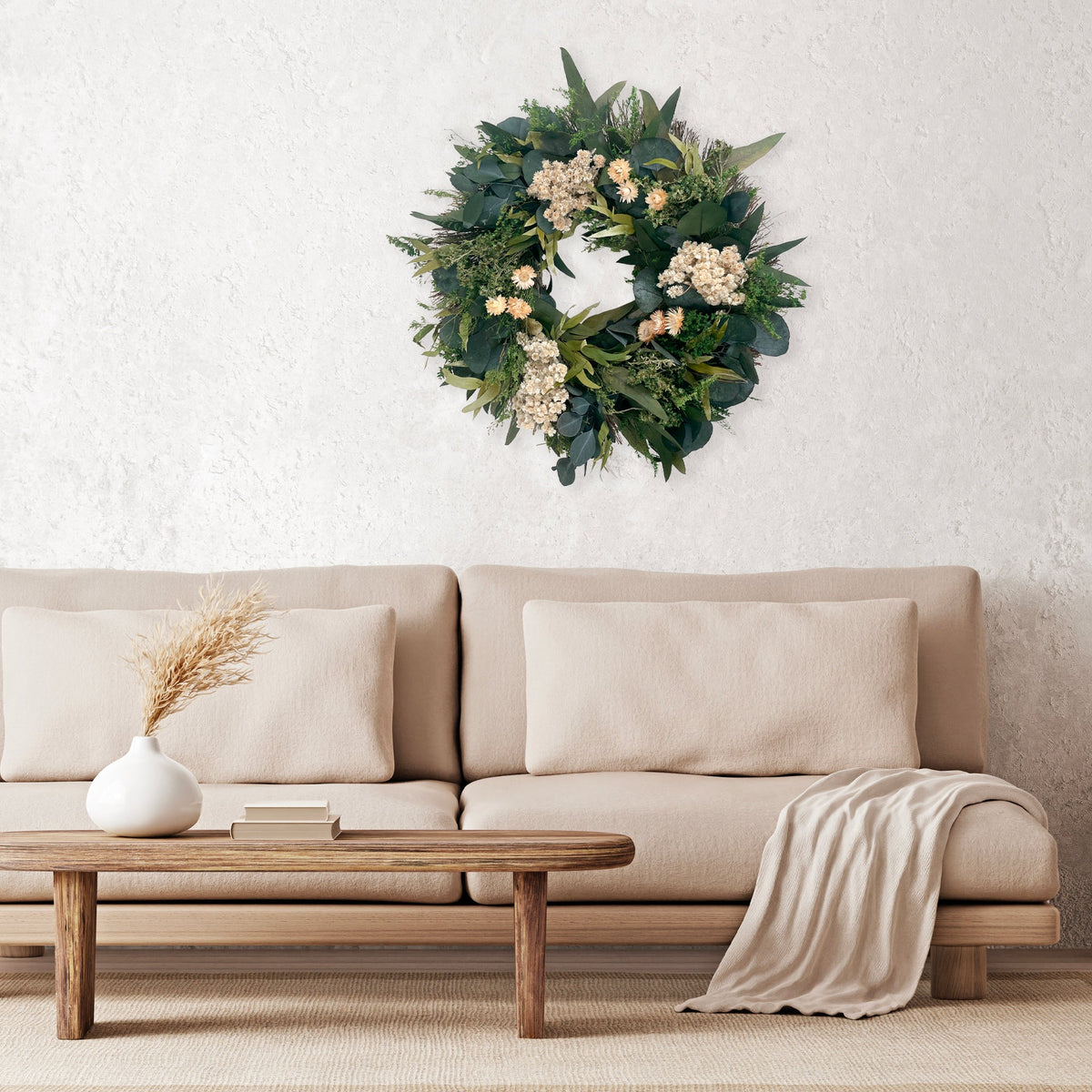 Santa Rose Wreath