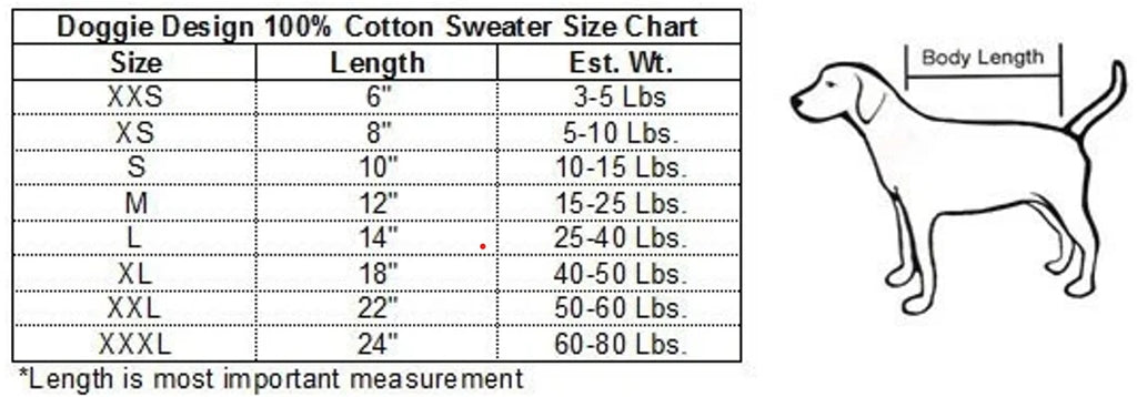 100% Combed Cotton Cable Knit Dog Sweater