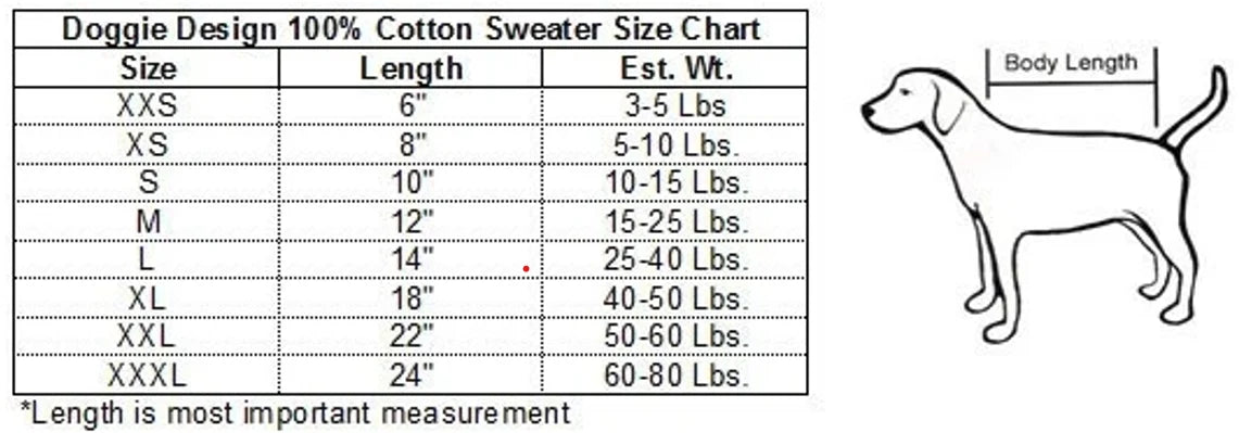 100% Combed Cotton Cable Knit Dog Sweater