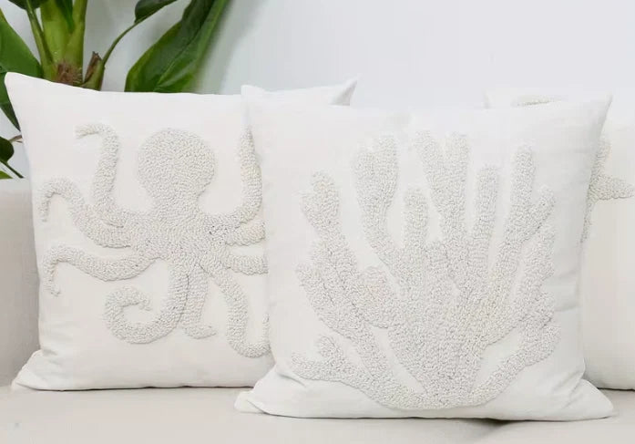 Coastal Icons Woven Accent Pillow – 18” x 18”