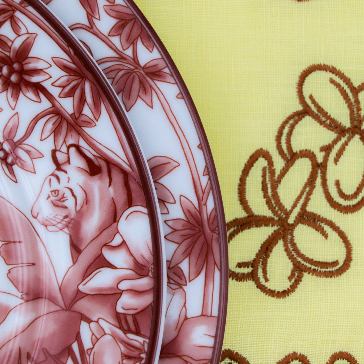 Sepia Estate Porcelain Starter Plates – Set of 4 (+1 Bonus Plate)