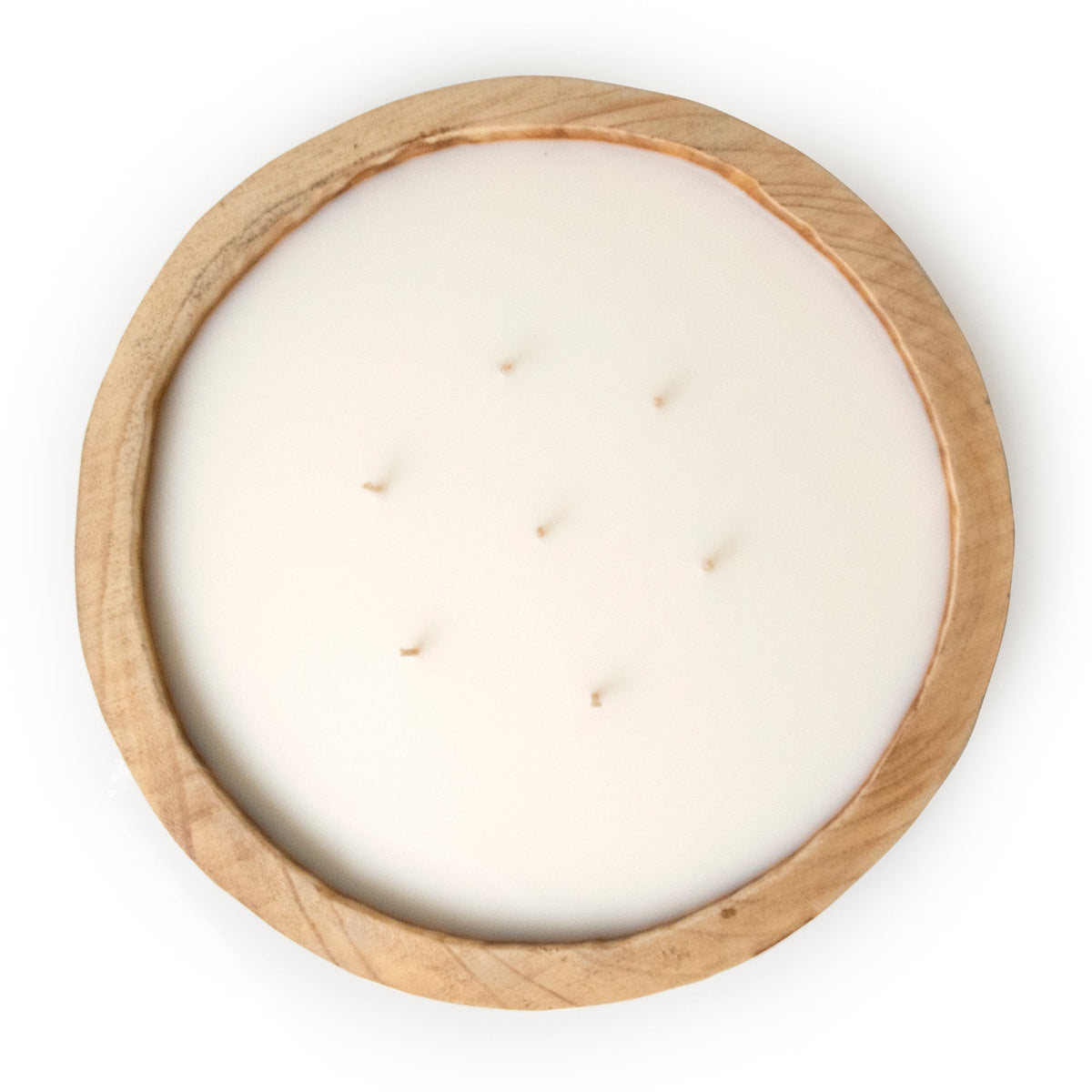 Paulownia Circular Wood Candle 13.5in